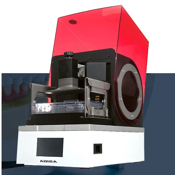 ASIGA 3D printer in the on-site digital dental laboratory
